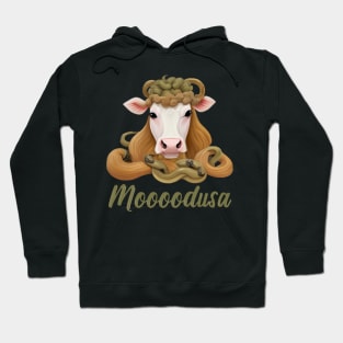 Cow. Medusa. Moooodusa. Hoodie